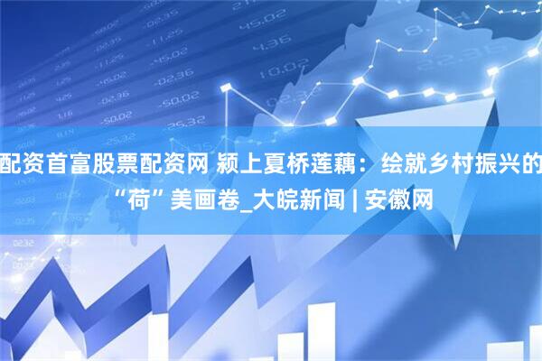配资首富股票配资网 颍上夏桥莲藕：绘就乡村振兴的“荷”美画卷_大皖新闻 | 安徽网